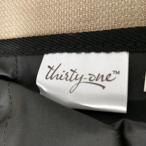 THIRTY-ONE PLAID TRAVEL MAKEUP BRUSH ORGANIZER - Picture 7 of 11